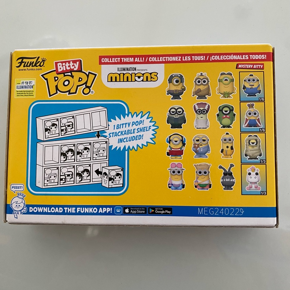 Funko Bitty Pop! Minions 4-Pack with Mystery Figure Disney Pixar Disneyland - Picture 2 of 2